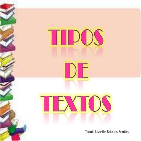 Diapositivas Tipos de texto 