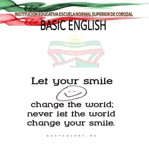 Diapositivas ingles basico con links.