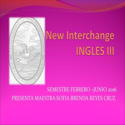 Unidad 8 Inglés III
