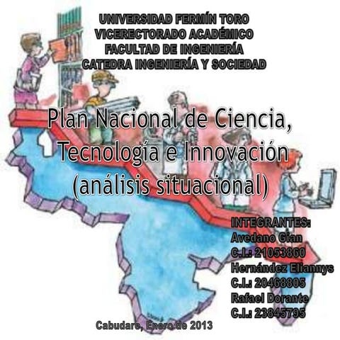 plan nacional CTI. Ing y Sociedad
