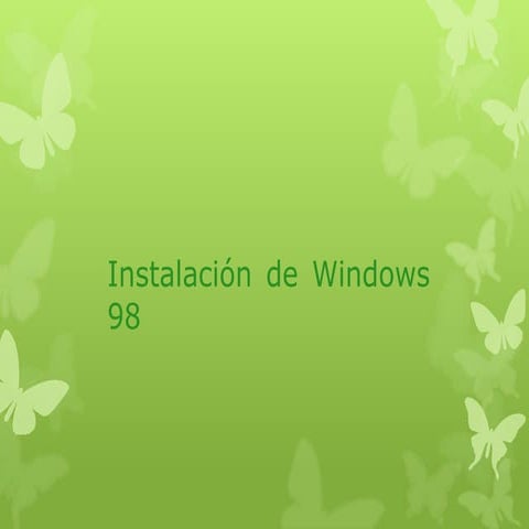 Windows 98 | PPTX