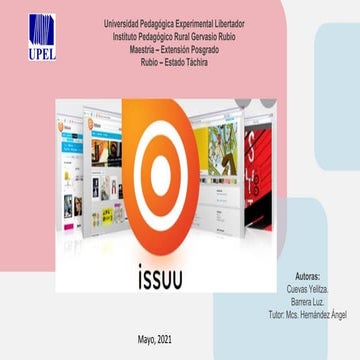 Manual educativo para el uso de issuu | PPTX
