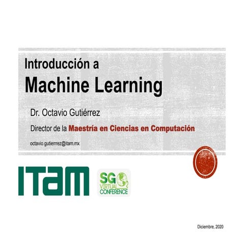Introducción al machine learning