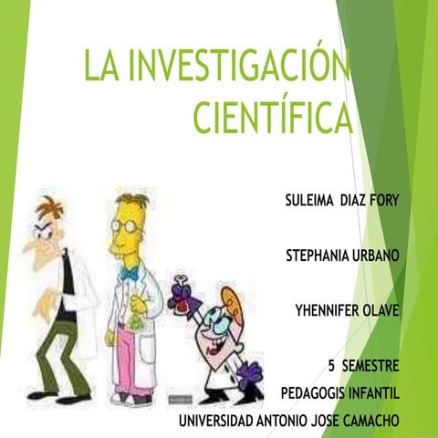 Diapositivas la investigacionnnnn