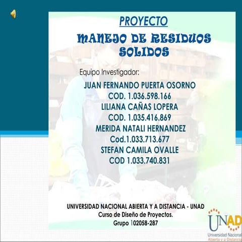 Diapositivas manejoderesiduos.