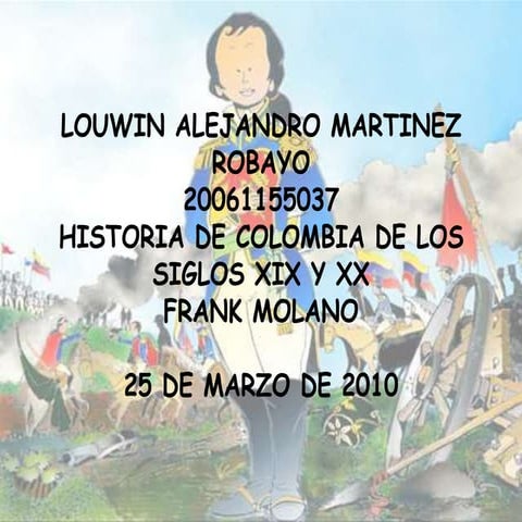 Diapositivas  Manuela Saenz Una Historia Maldicha