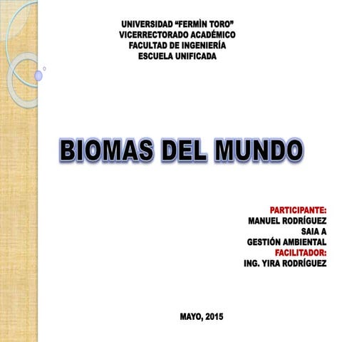 Regiones Biogeograficas Del Mundo | PPT