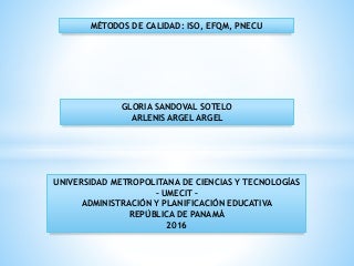 Diapositivas metodos de calidad