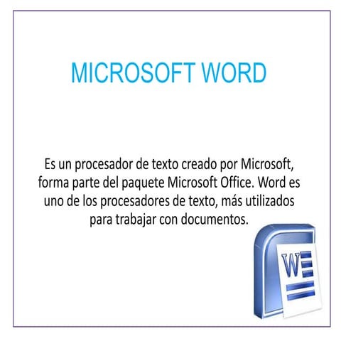 Diapositivas microsoft word