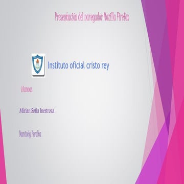 Diapositivas mozilla firefox