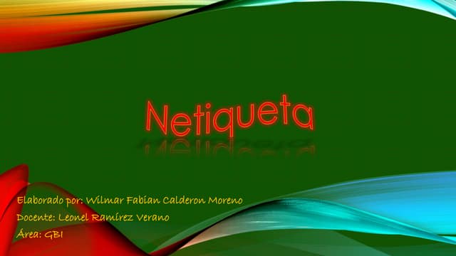 Diapositivas netiquta