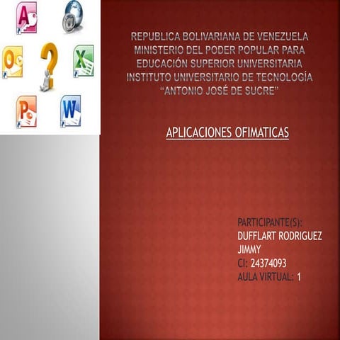 Diapositivas ofimaticas