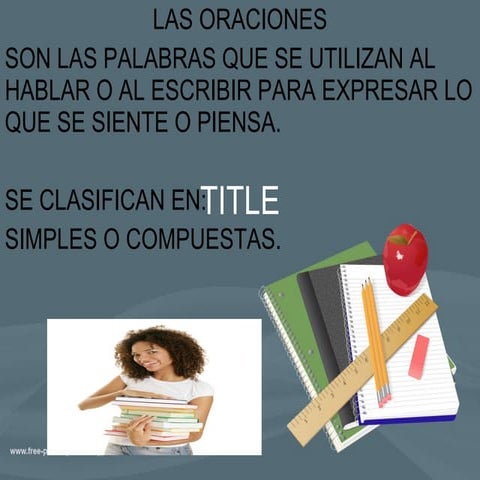 Diapositivas oraciones ana