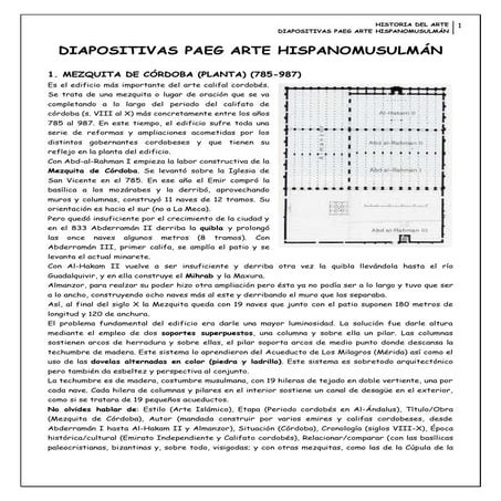 Diapositivas PAEG Arte Hispanomusulmán