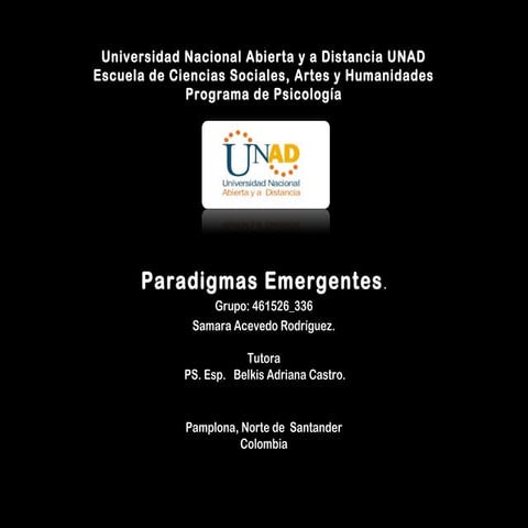 Diapositivas paradigmas emergentes 
