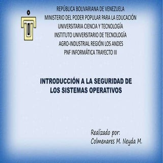 Introducción a la Seguridad de los ...