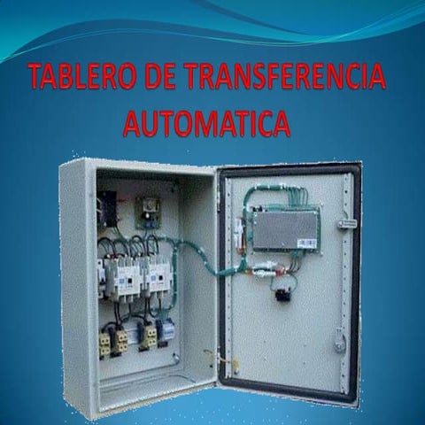 Diapositivas tableros elèctricos