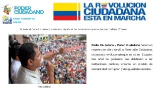 Diapositivas Revolución Ciudadana