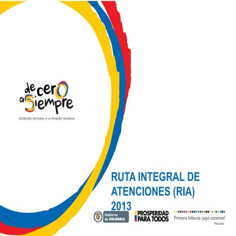 Infografia de la ruta integral en la primera infancia | PDF