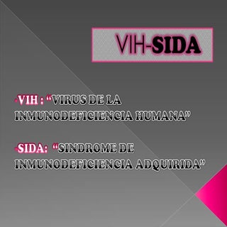 Diapositivas  VIH-sida