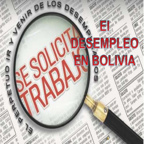 Diapositivas sobre el desempleo