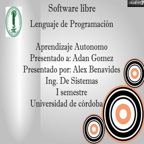 Diapositivas software libre