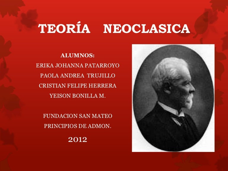 Teoria neoclasica de la administracion resumen