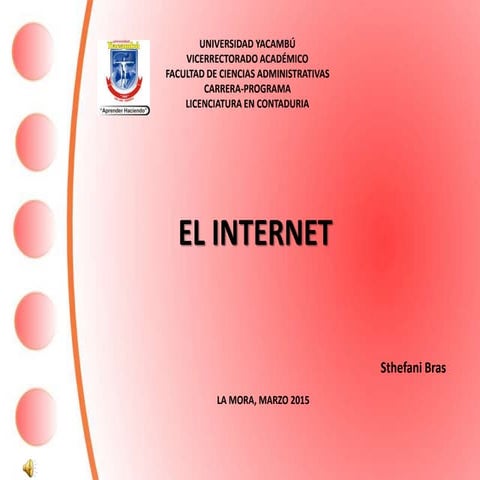 QUE ES EL INTERNET | PPTX