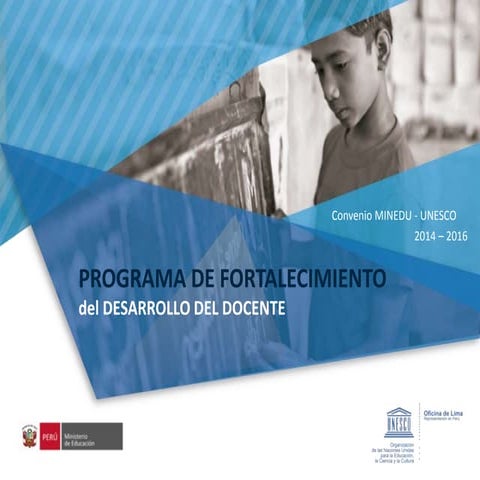 Programa de fortalecimiento del desarrollo docente