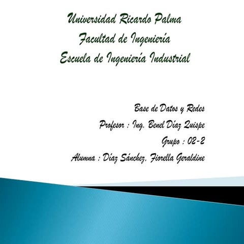 Definición de una Base de Datos Relacional, Tablas y sus Relaciones (1 ...