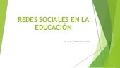"REDES SOCIALES EN LA EDUCACIÓN"