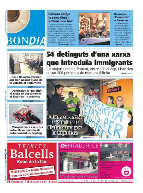 Bondia Lleida 06/02/2013