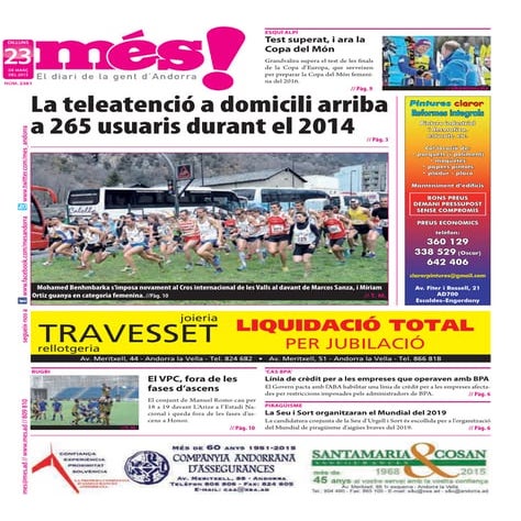 Diari del 23 de març de 2015