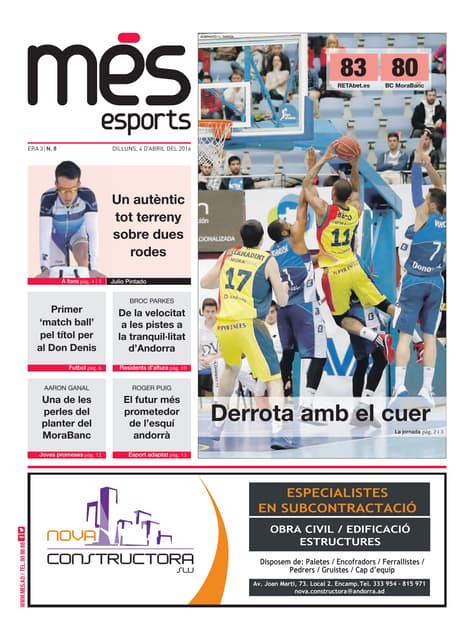 Més esports 4 d´Abril 2016