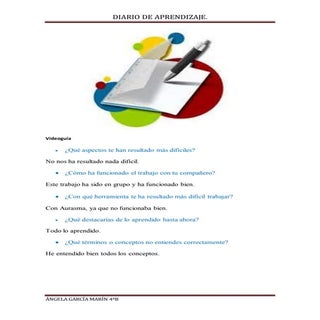 Diario de aprendizaje