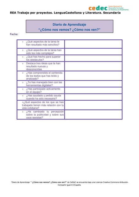 Diario de aprendizaje. Entrada fina...
