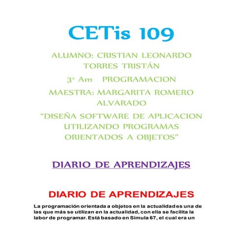 Diario de aprendizajes