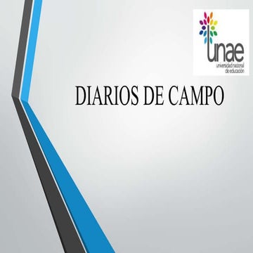 Diario de campo