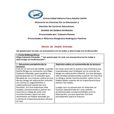 Diario de doble entrada