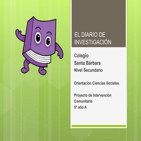 Diario de investigación