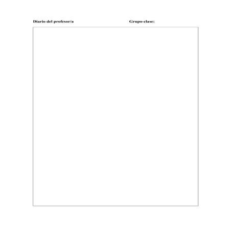 Diario Del Profesor
