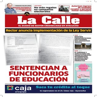 Diario la calle 11 setiembre