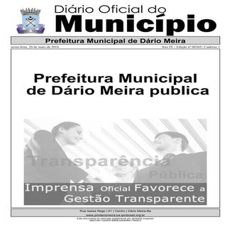 DIÁRIO OFICIAL DO MUNICÍPIO (PREFEI...