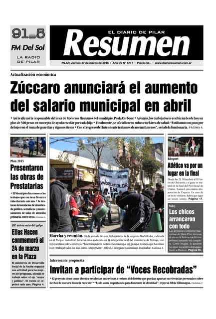 Diario Resumen 20150327