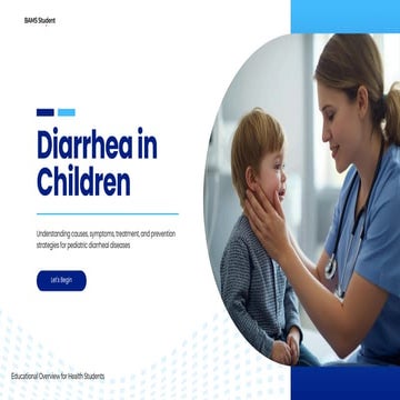 Diarrhea in Children Educational Overview.pdf