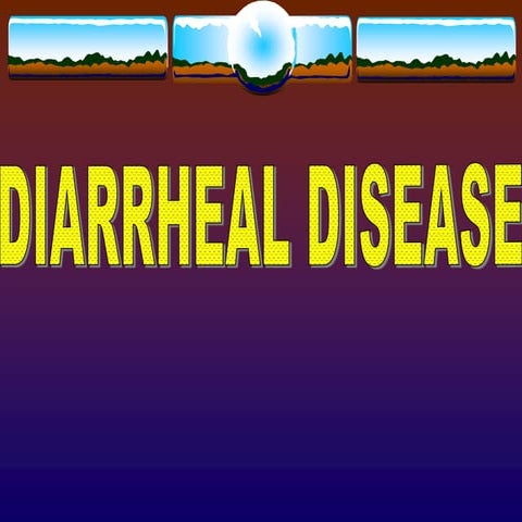 Diarrheal disease