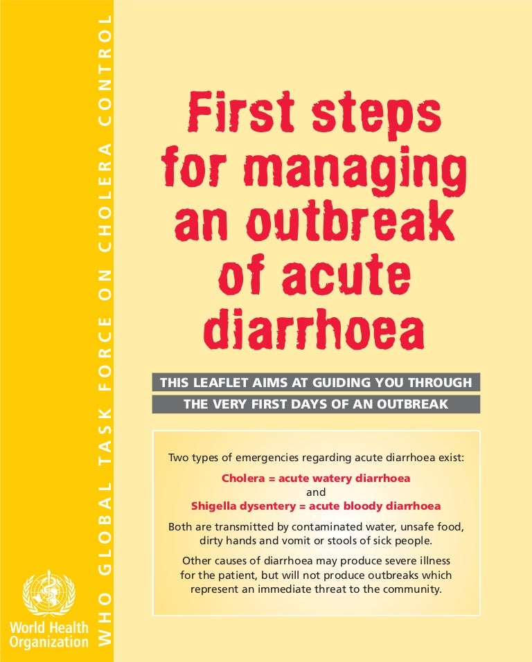 Diarrhea WHO diarrhea-who
