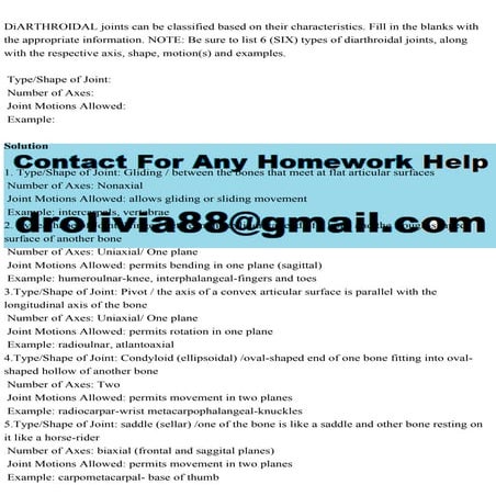 DiARTHROIDAL joints can be classified based on their characteristics.pdf