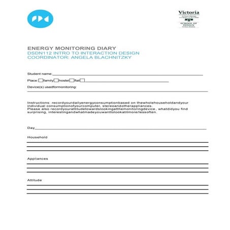 Diary template | PDF