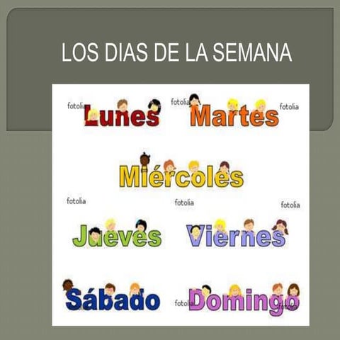 Dias de la semana